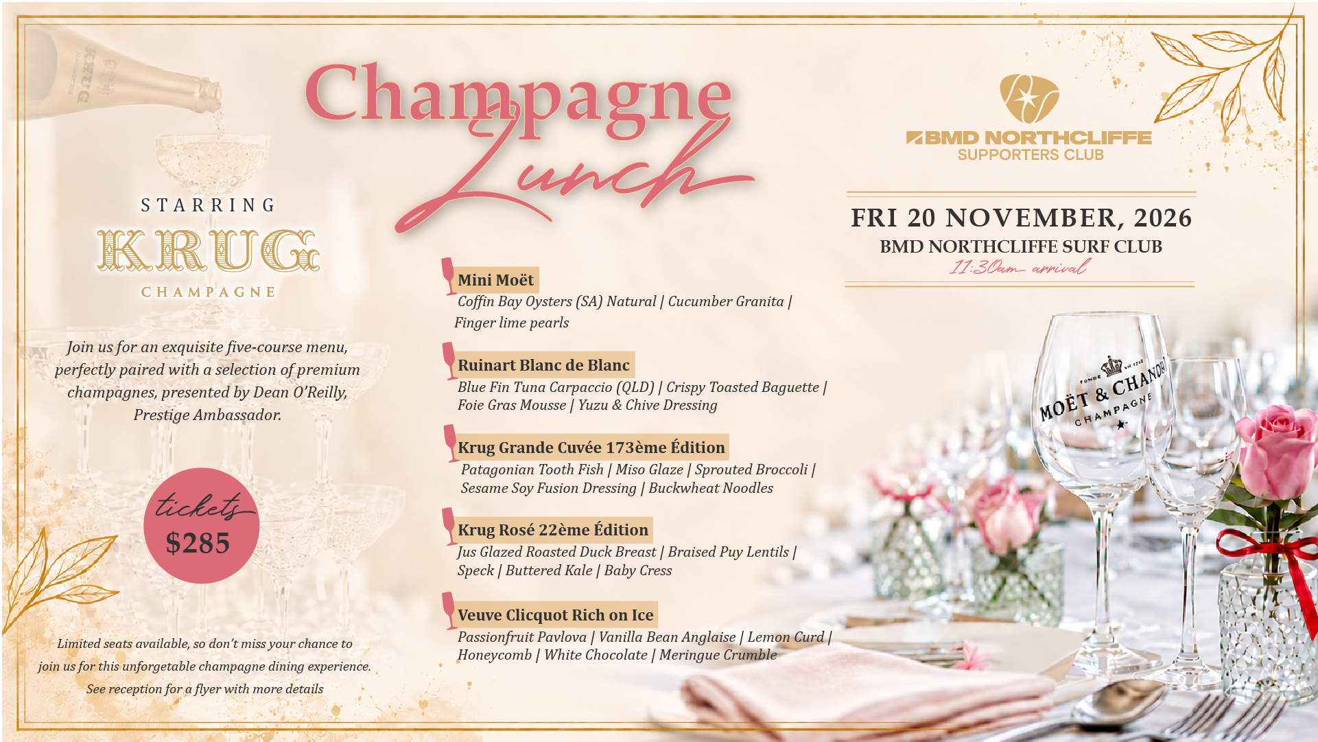 Champagne Lunch